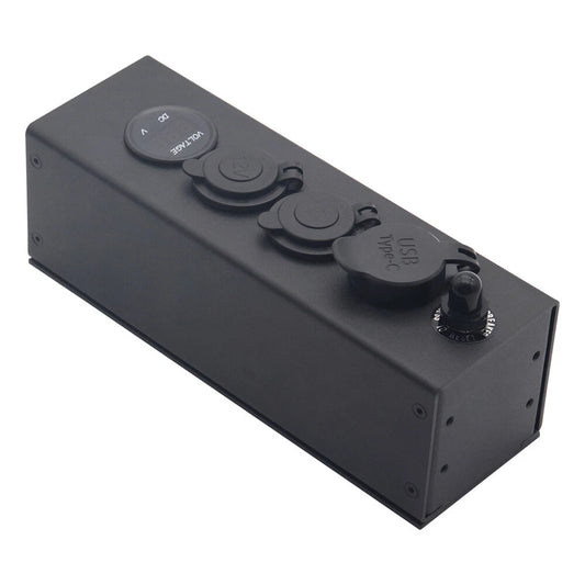 12/24V Control Box USB Type C Anderson Plug Connector for RV Camper