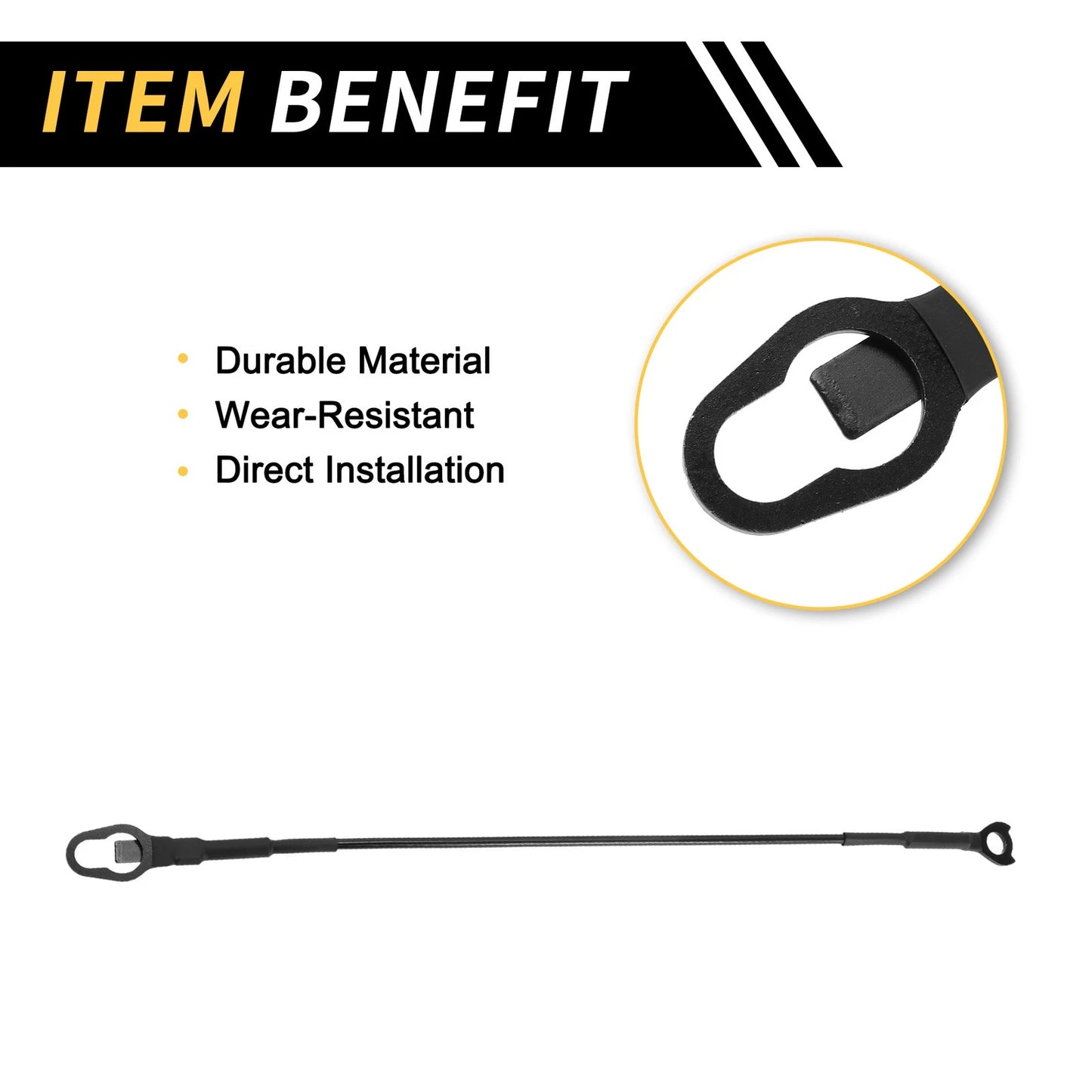 Tailgate Cables 2 x Support Cables for Dodge Ram 1500 2500 (2002-2023)