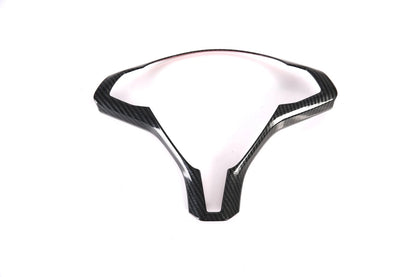 Carbon Fiber Steering Wheel Cover Trim for Tesla Model X (2017-2023)