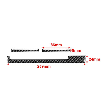 Carbon Fiber Black Below Cup Holder Cover Trim for BMW 5 Series M5 (1998-2003)