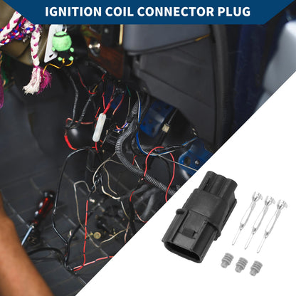 1 Set Ignition Coil Connector Plug Male Wire Terminal for Honda Acura