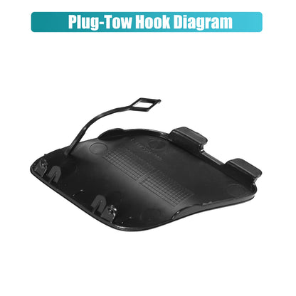 Unpainted Front Bumper Tow Hook Cover for Mercedes-Benz CLA-Class (2014-2023)
