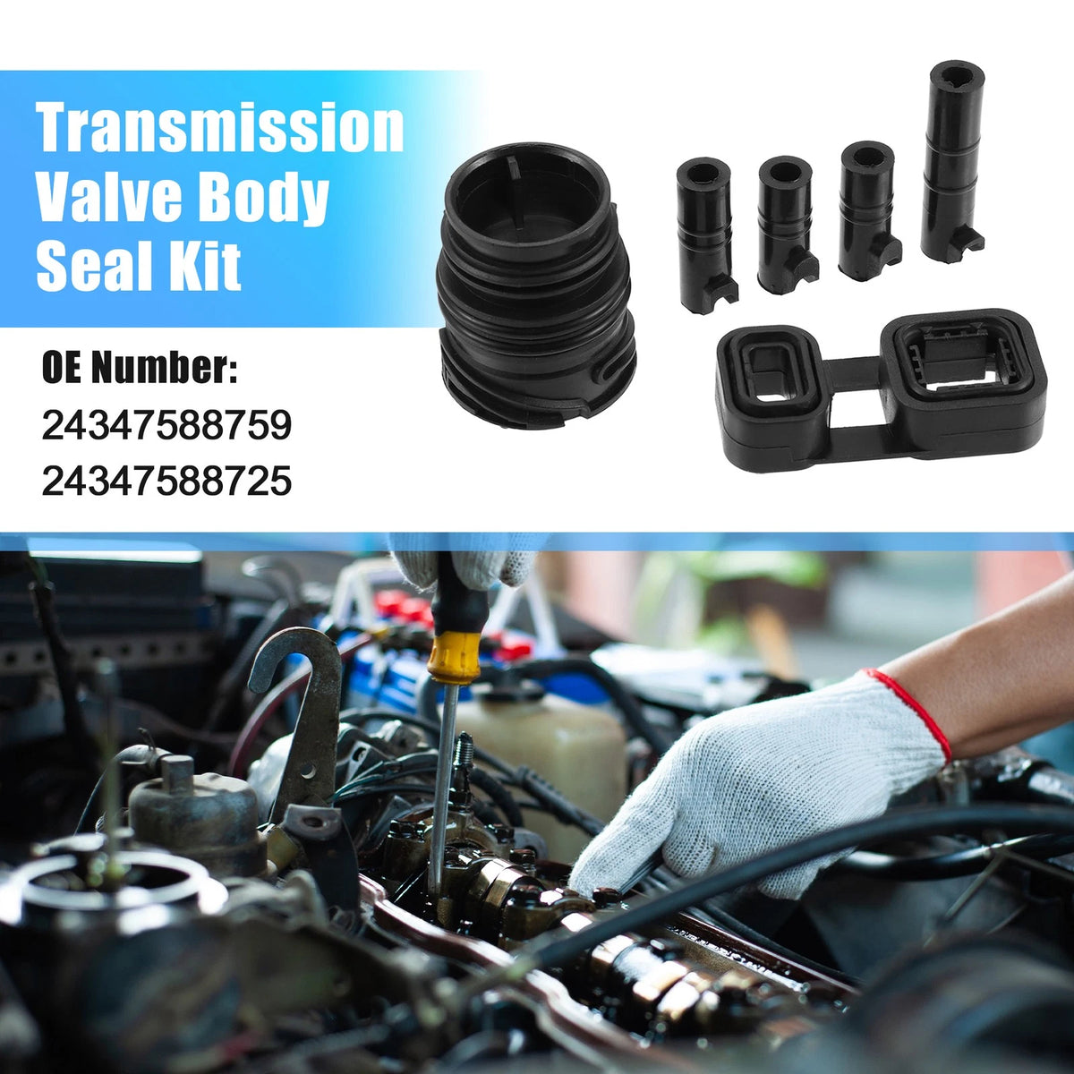 Car Valve Body to Case Sleeve Seal Kit for BMW X3 (2004-2010)