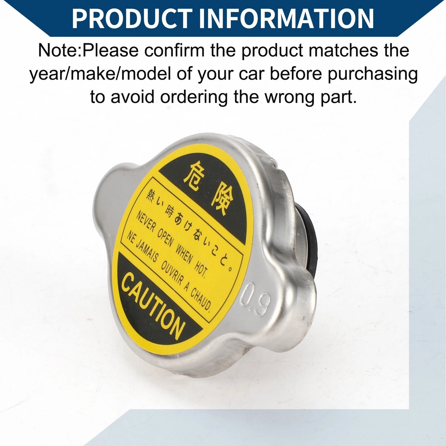 Radiator Cap for Toyota Tacoma, 4Runner, Corolla (2000-2023)