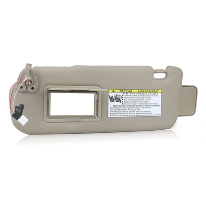Beige Left Driver Side Sunvisor Cover for 2005-2010 Hyundai Sonata (2005-2010)