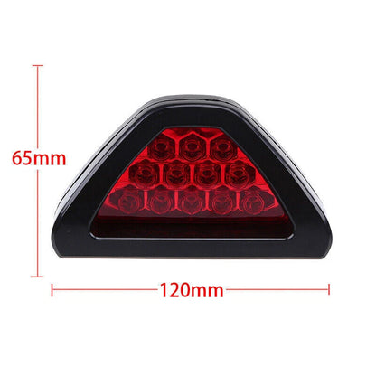 12 LED F1 Style Rear Tail Brake Stop Light for Universal Vehicles