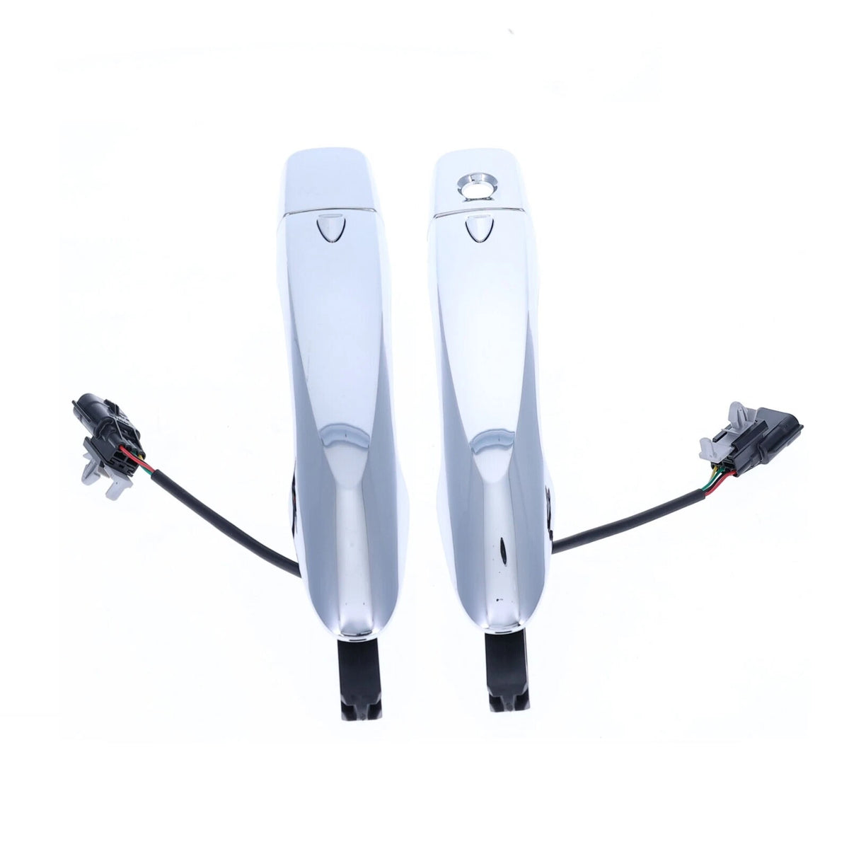 Door Handle Outer Keyless Chrome FRONT L+R 2 x for Nissan Qashqai (2014–2021)