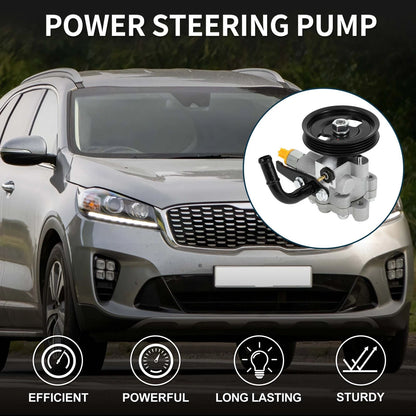 Power Steering Pump & Pulley for Kia Sorento LX 3.5L (2003-2006)
