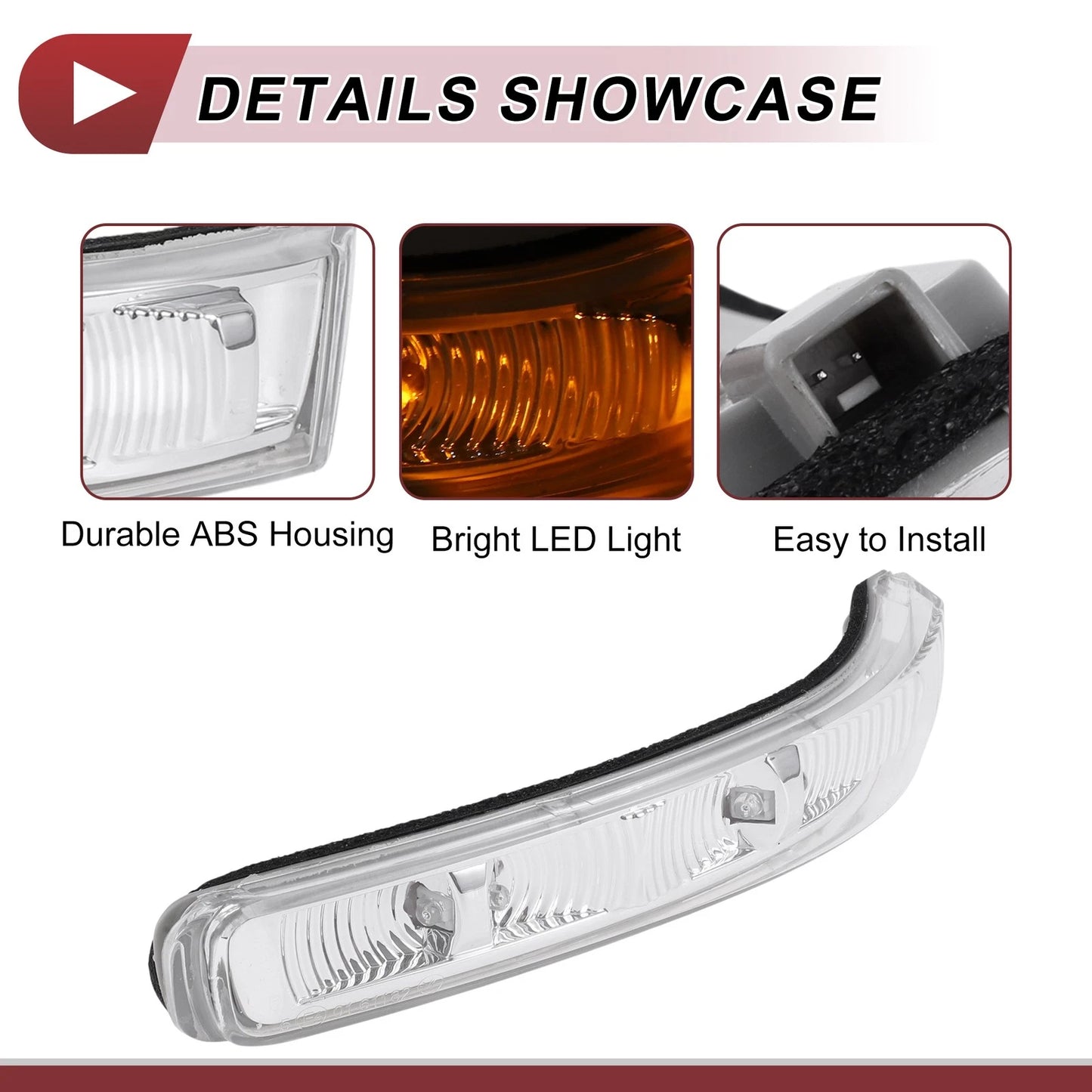 Front Left LED Turn Signal Light for Kia Borrego (2008-2015)