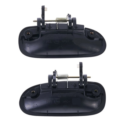 2pc Rear Left & Right Outer Door Handle Black for Honda Civic EK (1995–2001)