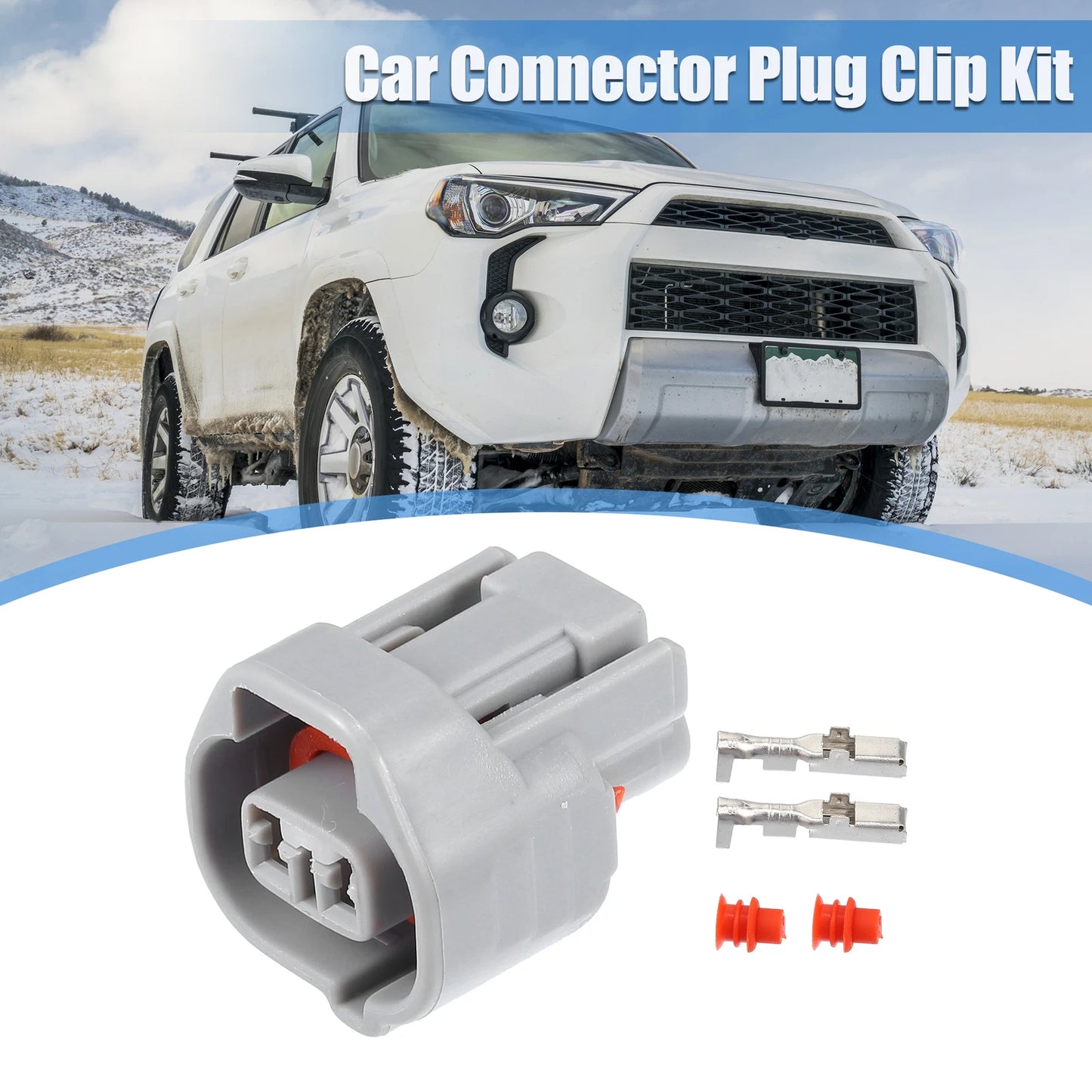 2 x Side Marker Light Connector Adapter Kit for Toyota (No.9098011149)