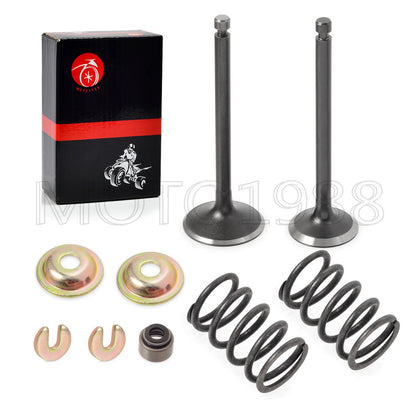 Intake Exhaust Valve Kit Seal Spring for Yamaha G27/G28/G29 Gas Golf Cart 96-11