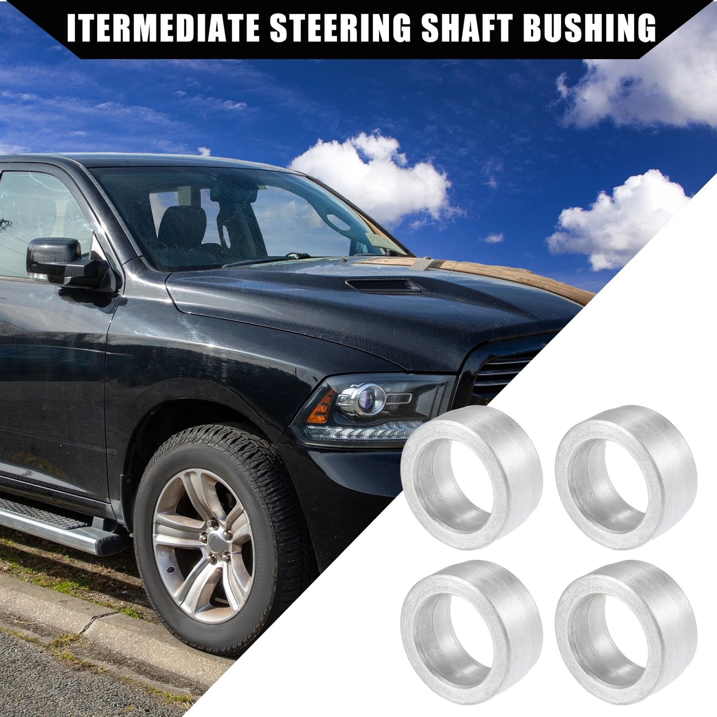 Intermediate Steering Shaft Bushings 4 x for Dodge Ram 1500/2500