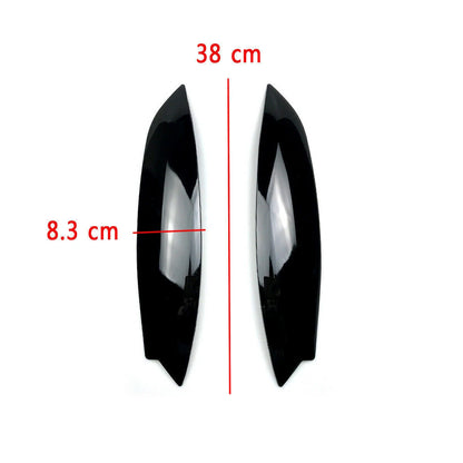 Gloss Black Headlight Eyelid Covers for VW Golf Mk5 R32 (2005-2007)
