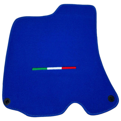 AutoWin Blue Floor Mats for Ferrari Portofino (2018-2023) Italian Edition