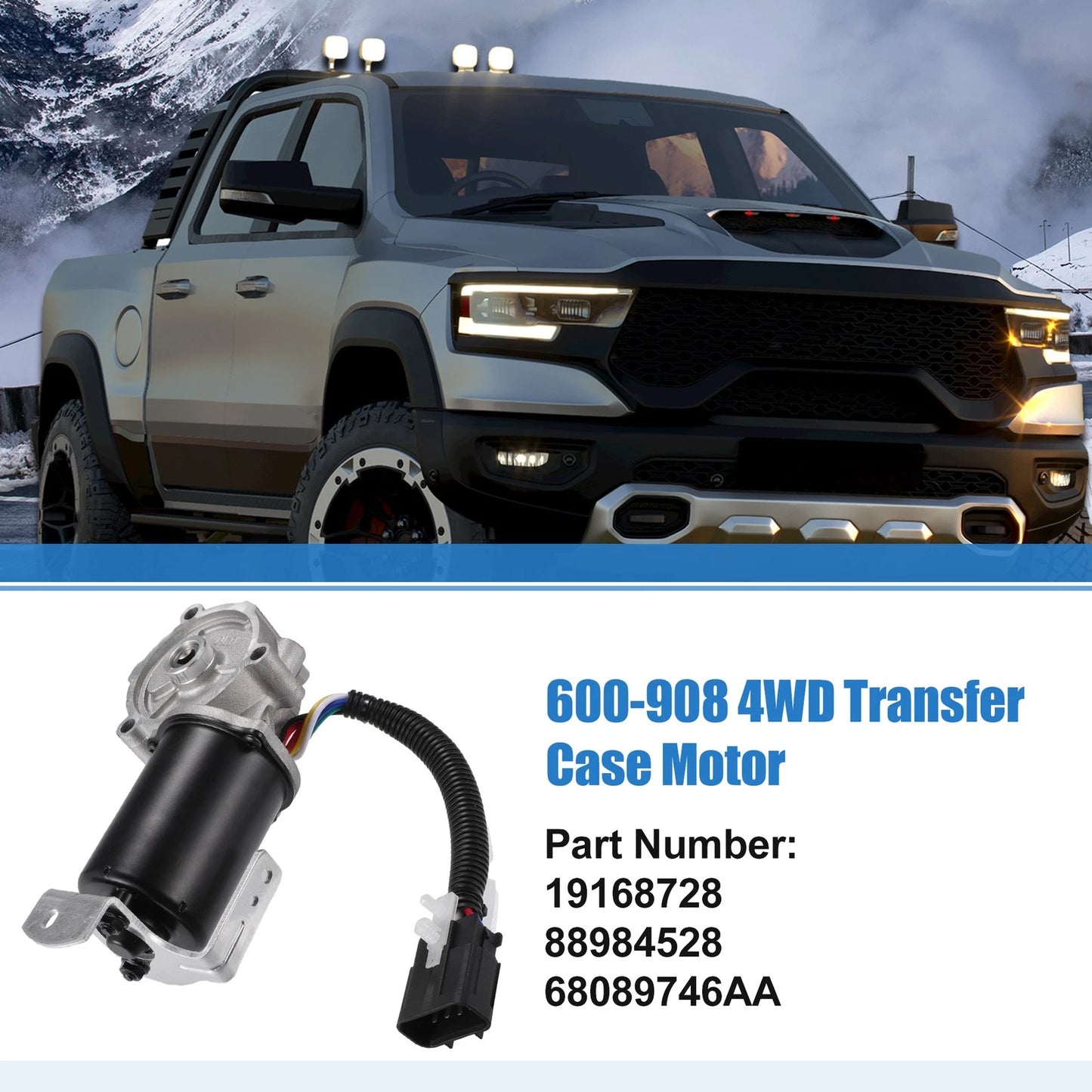1x Set Transfer Case Motor Replacement for Chevrolet Tahoe (2003-2005)