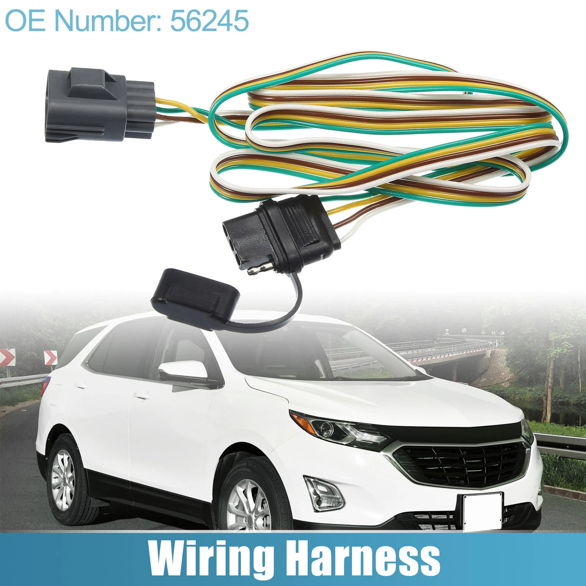 4 Pin 4 Way Trailer Wiring Harness for Chevrolet Traverse (14 - 17)