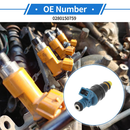 Fuel Injector 1 x No.0280150759 for Ford E-250 E-350 7.5 (1989-1991)