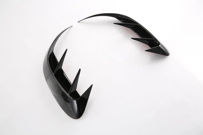 Black Rear Air Vent Bumper Cover Trim for 2022-2023 Benz C-Class AMG Sedan