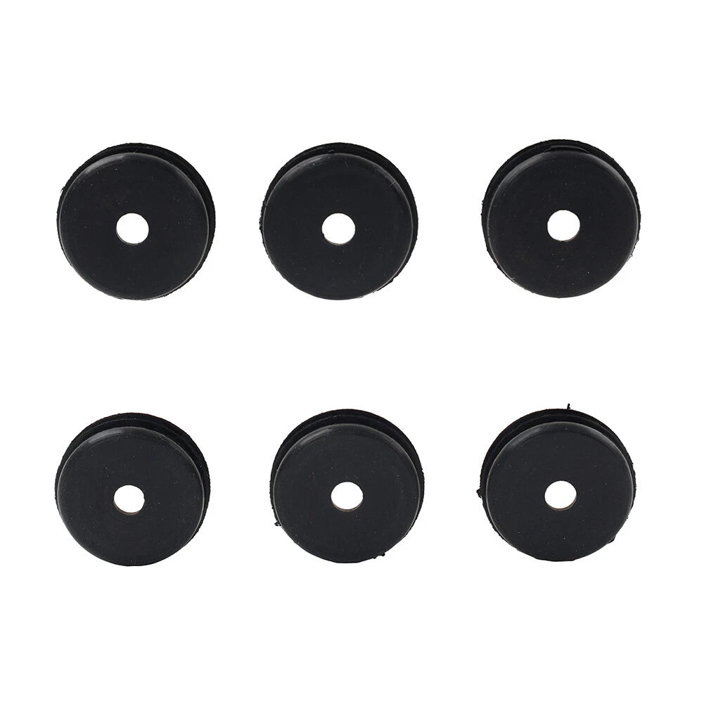 6 x Black Side Nerf Bar End Cap Plug for Polaris General 1000 (2016-2025)