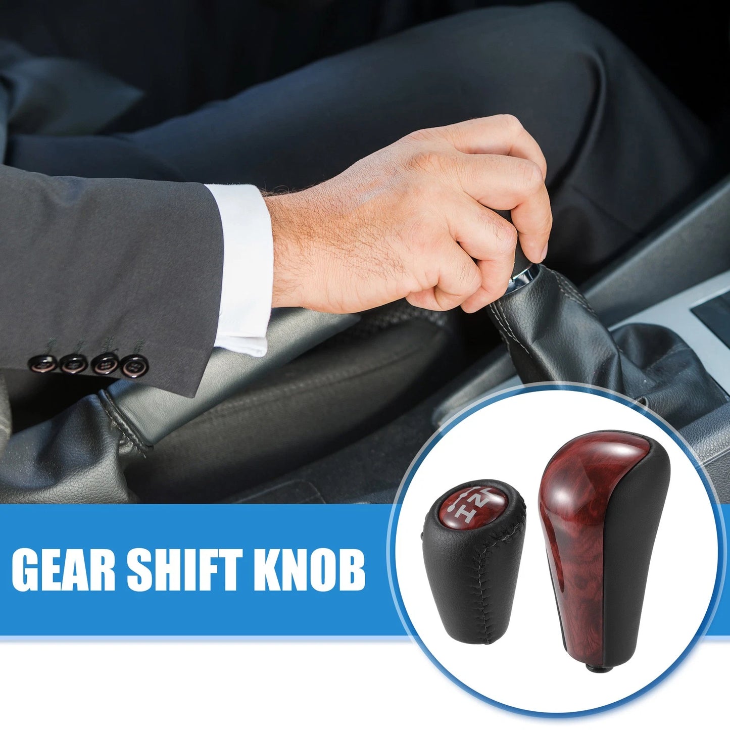 3-Speed Transmission Shift Knobs / 1 Set for Toyota Prado 120 (2003–2009)