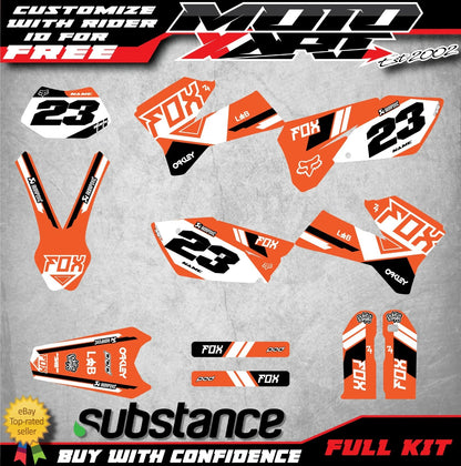 GLOW STYLE Full Sticker Kit for KTM EXC (2005-2007)