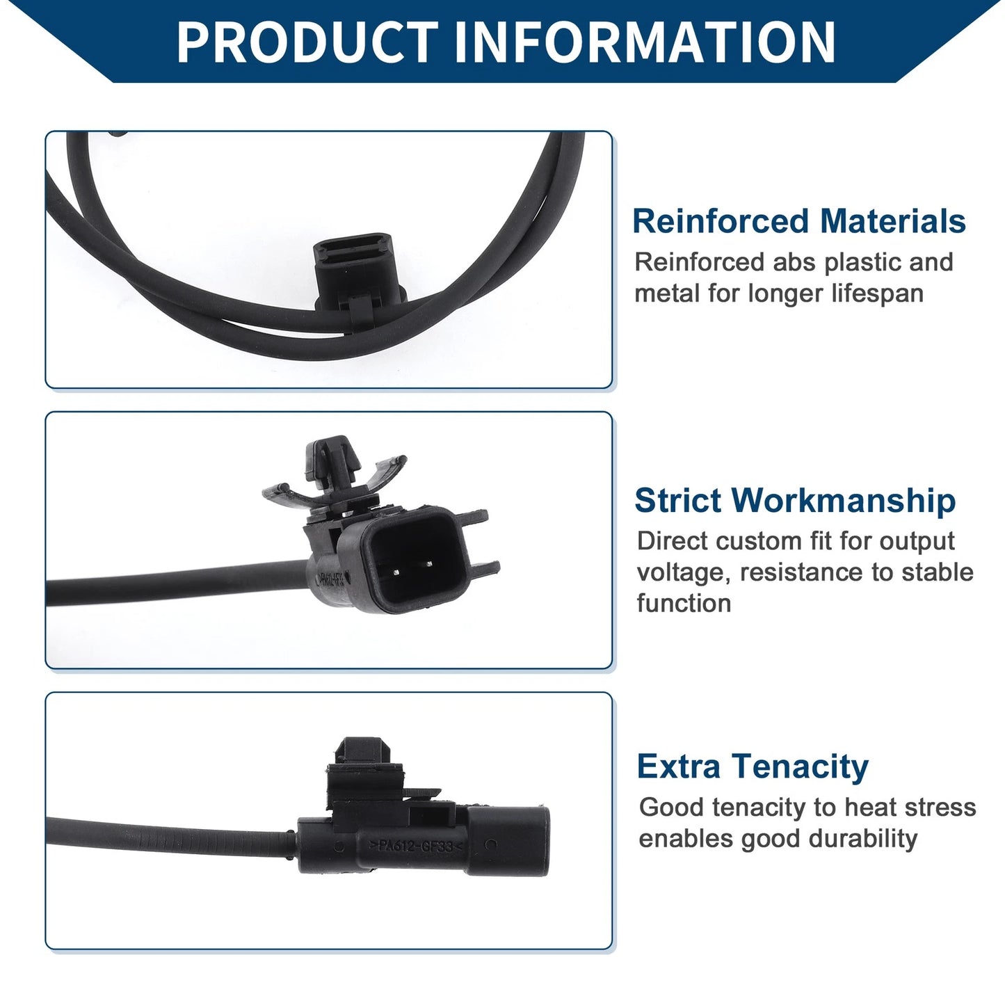 1x ABS Wheel Speed Sensor for Buick Encore (2013–2022)