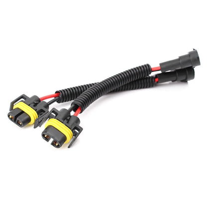 H11 H8 2 x Headlight Fog Light Extension Wiring Harness Socket for Make & Model