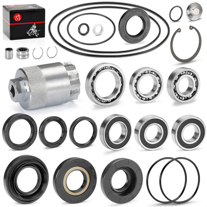 Rear Diff Axle Bearing Seal Nut Tool Kit for Honda Rancher TRX350 TE/TM/FE/FM
