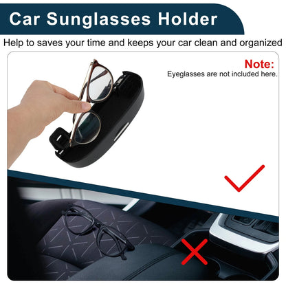 Sunglasses Case for Ford Puma MK2 ST Line X 2020-2025 ABS Black 1 Set