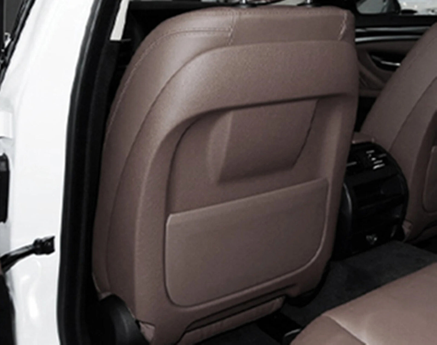 1pc Moka Brown Front Seat Back Panel Cover for BMW X5 F15 (2014-2018)