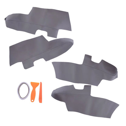 4 x Leather Door Armrest Panel Covers for Hyundai Santa Fe (2013-2018)
