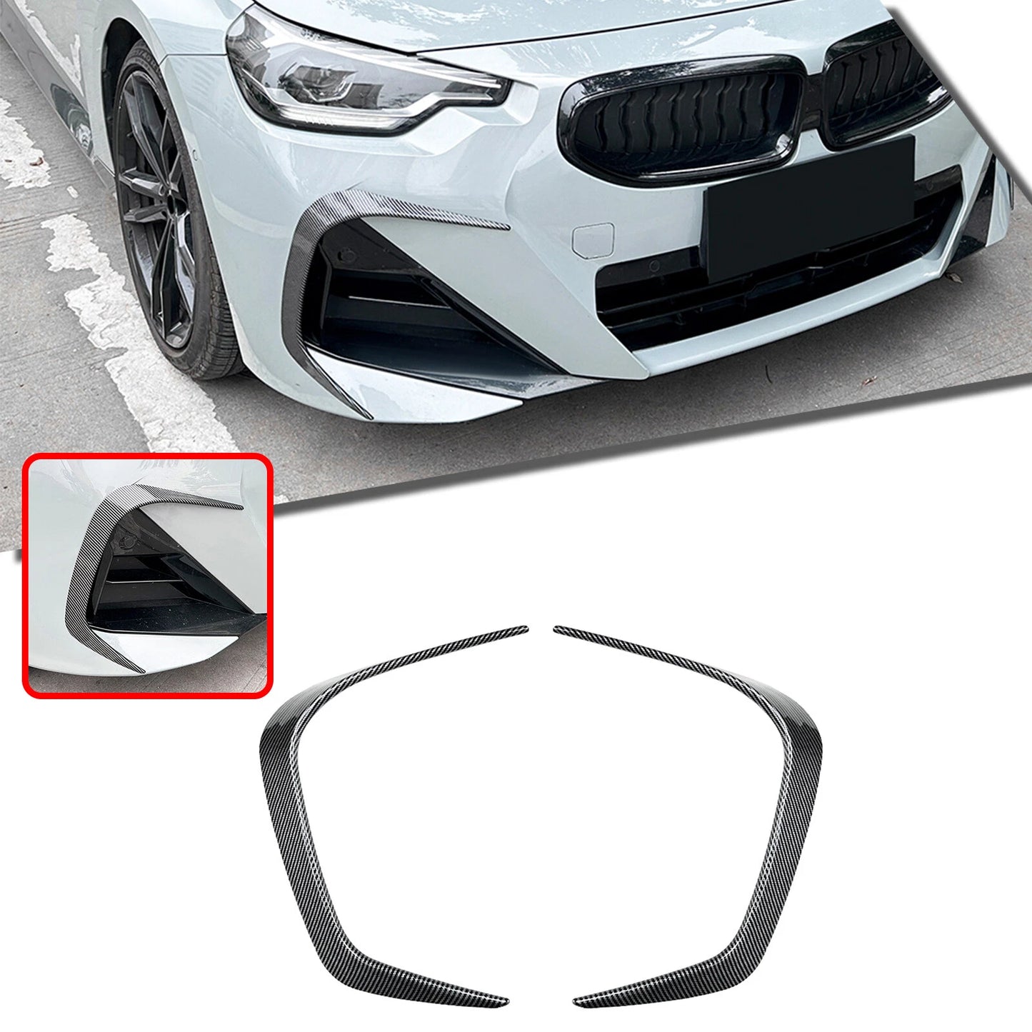 Front Side Air Vent Trims Cover for BMW 2 Series G42 (2022-2025)