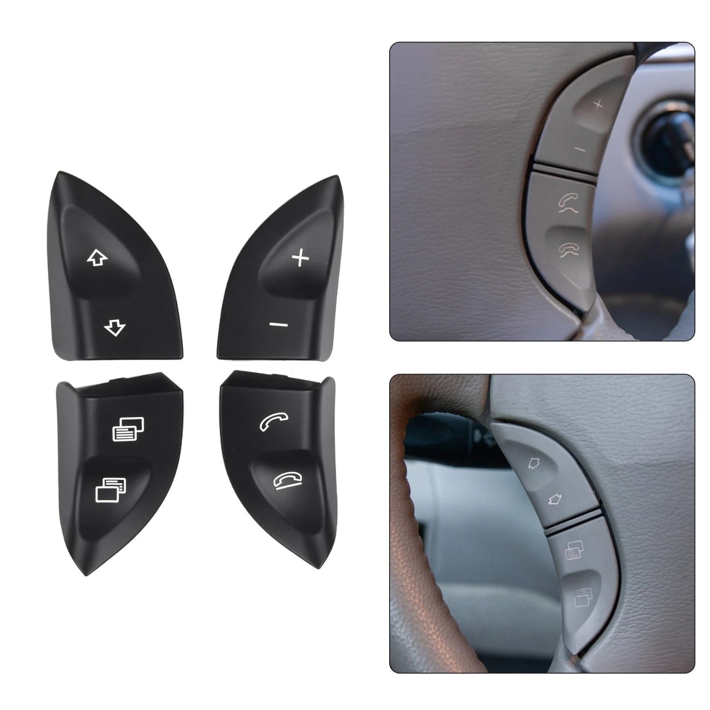 Button Switch Cover / Steering Wheel / for Mercedes W220 W215 Steering Wheel