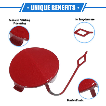 Tow Hook Eye Hole Cover Cap for BMW F32 F33 F41 (2012-2020) - Red Front Right