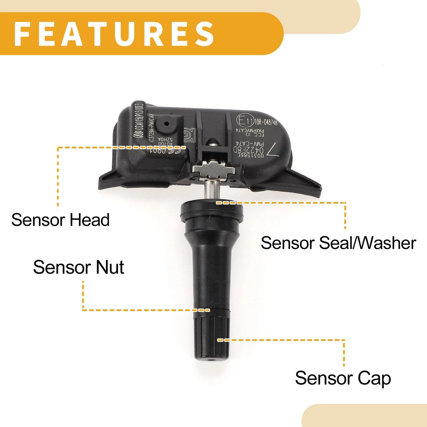 Tire Pressure Sensor 433MHz for Nissan Kicks (2018-2021)