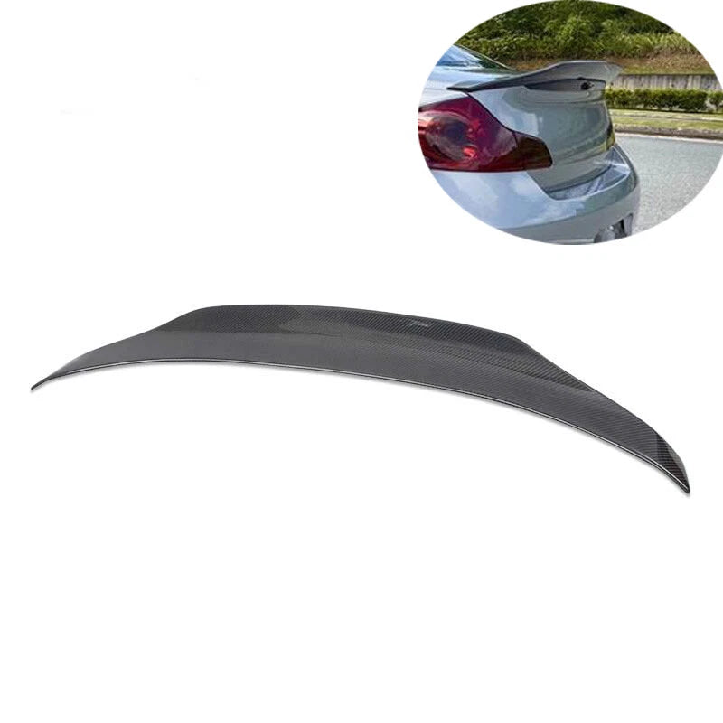 Carbon Fiber Rear Trunk Spoiler Wing for Infiniti G35 G25 G37 Q40 Sedan 2007-15