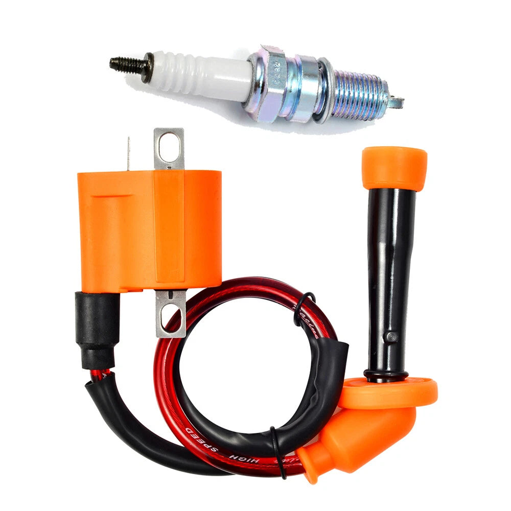 Ignition Coil Spark Plug for Yamaha Grizzly 660 YFM660 (2002–2008)