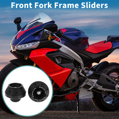 2 x Front Fork Frame Slider for Motorcycle