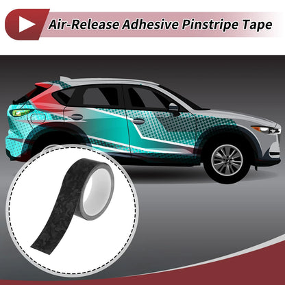 Pinstripe Tape 40mmx8.5m for Car, Motorcycle & Boat Matte Black