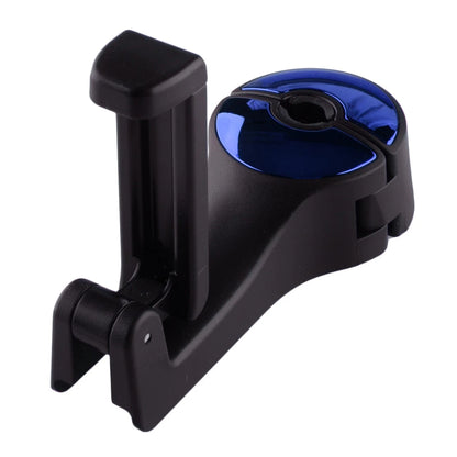 Blue Car Headrest Hooks for Vehicle Seat Back Hanger Bag Purse Holder