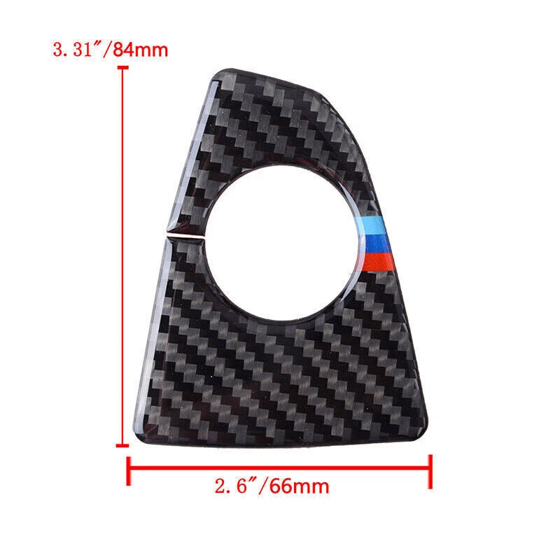 Carbon Fiber Gear Shift Box Panel Cover Trim for BMW F34 F30 (2012-2019)
