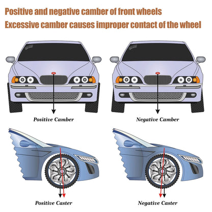 Front Alignment Camber Caster Adjusting Bolt Kit for Toyota Tacoma 4WD (2005-2023)
