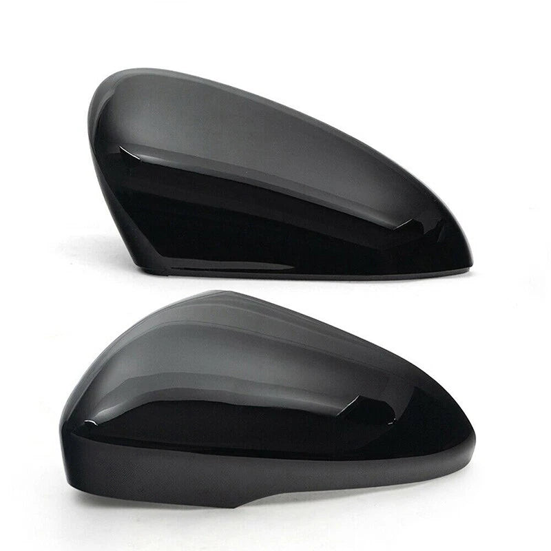 2 x Glossy Black Side Rearview Mirror Covers for Ford Fusion (2013-2021)