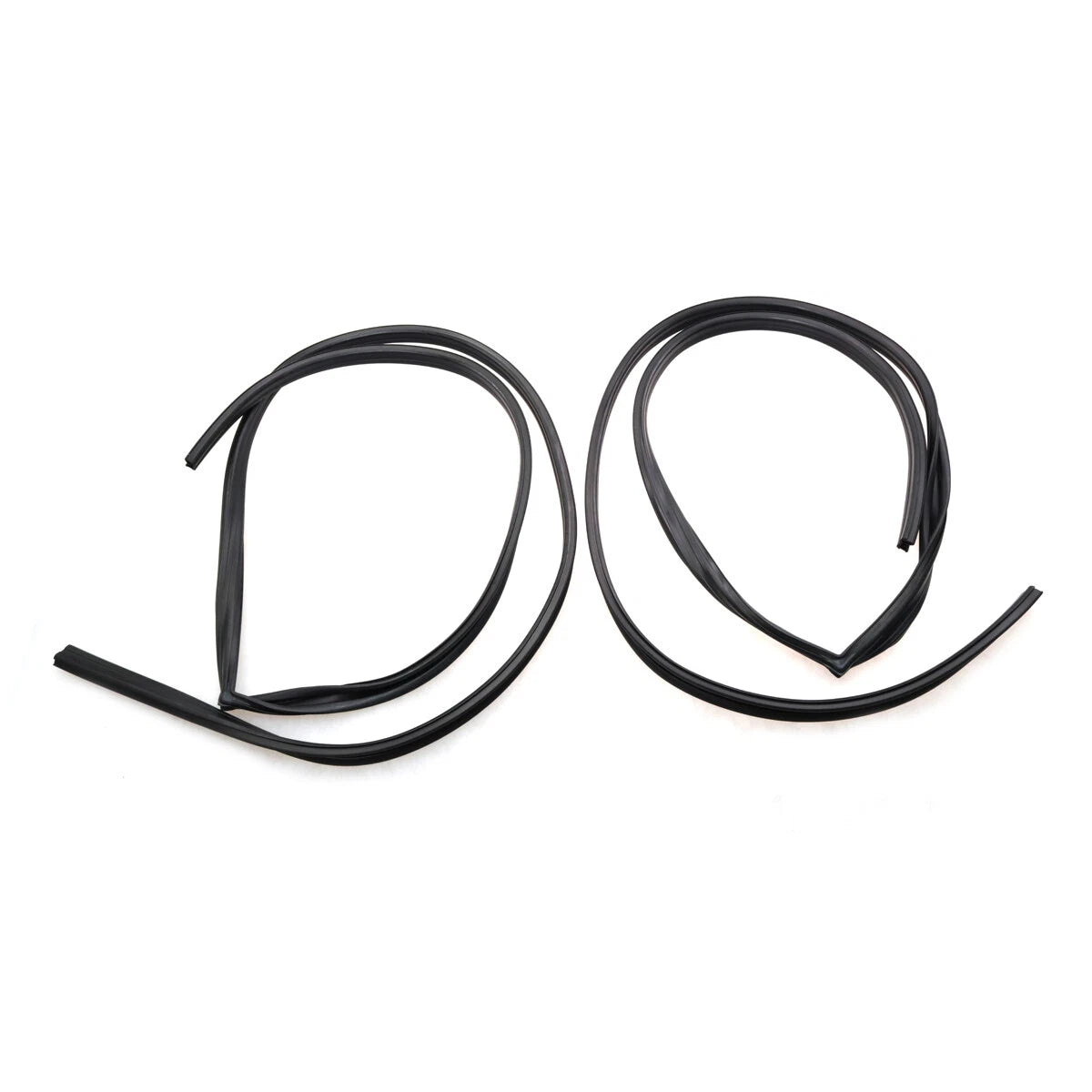 Front Door Glass Run Channel Set for Toyota Land Cruiser Wagon BJ61 FJ60 HJ60 1980-1990