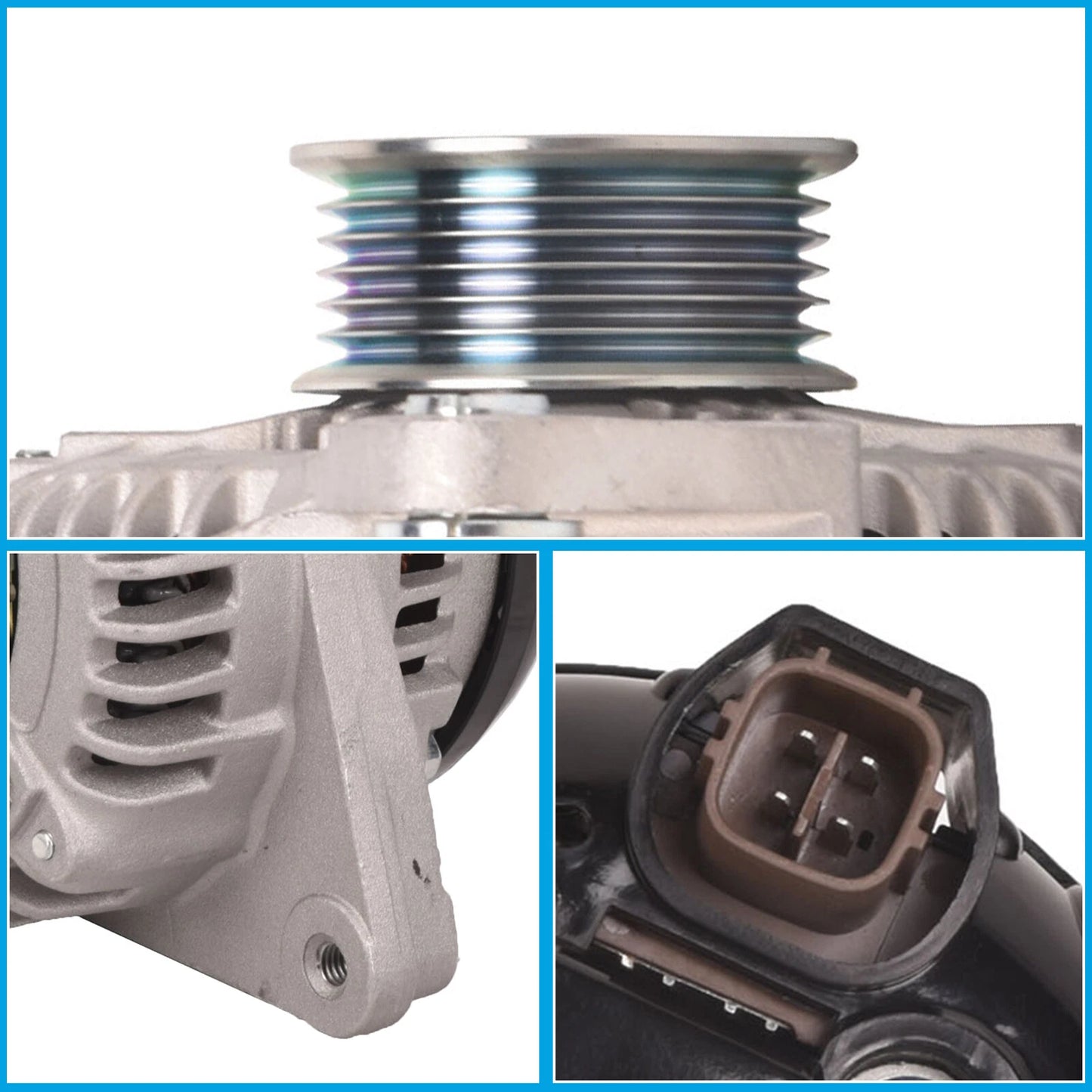 100A Alternator for Toyota 4Runner, Land Cruiser, Lexus GX470, LX470 (2003-2009)