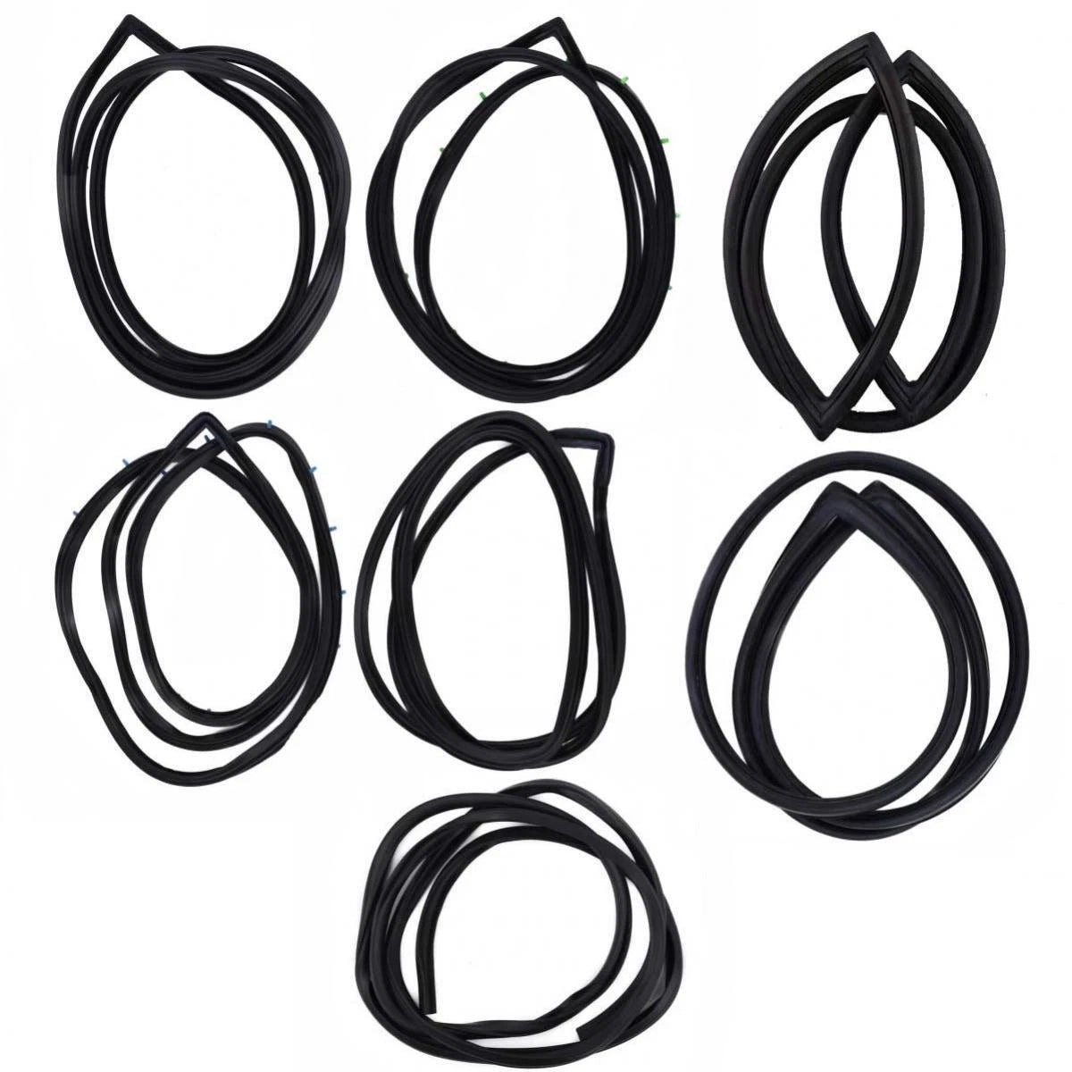 Weatherstrip Rubber Seal Set 7 Fits Toyota Corolla KE20 4D Sedan 1970-74