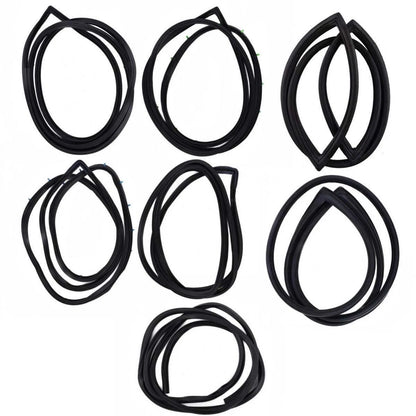 Weatherstrip Rubber Seal Set 7 Fits Toyota Corolla KE20 4D Sedan 1970-74