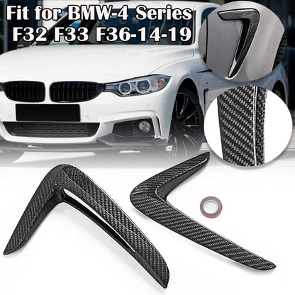 Carbon Fiber Side Fender Air Vent Trim Cover for BMW F32 F33 F36 (2014-2020)