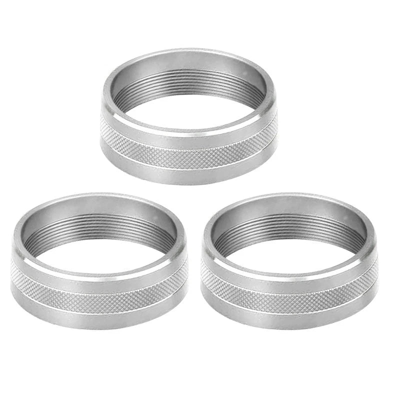 3 x Air Conditioning Button Cover Rings for Jeep Wrangler JK (2011-2018)